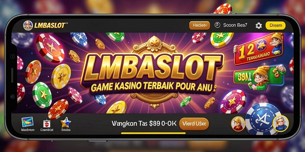 Screenshot gameplay <strong>LMBASLOT</strong> menampilkan mesin slot yang mengasyikkan.