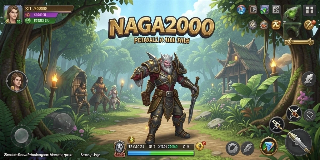 Tampilan gameplay NAGA2000 menampilkan petualangan seru dalam dunia simulasi.