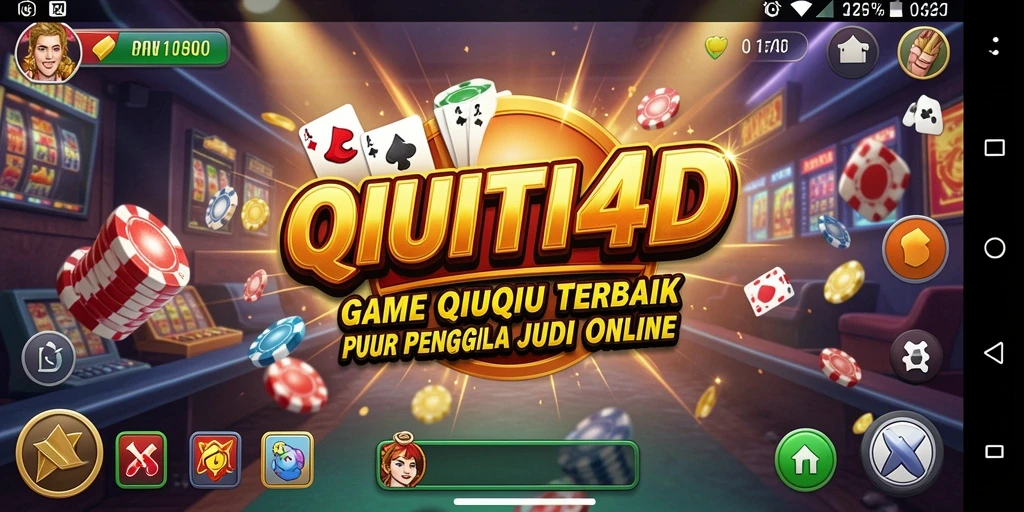 Screenshot utama PENITI4D menampilkan permainan QiuQiu yang seru dan interaktif.